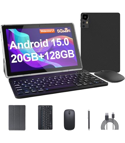 Amazon.co.jp: Android 15タブレット、10インチタブレット、18GB RAM+