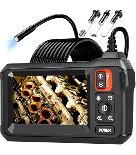 Amazon.co.jp: DEPSTECH 1080P ファイバースコープ デュアルレンズ