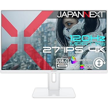 横長シャーシサブスクリーン（14インチ/4k/IPS)白 JAPANNEXT 21.5インチ IPSパネル搭載 フルHD(1920×1080)解像度