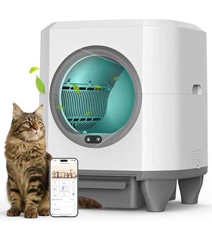 Amazon | 猫トイレ 自動 ELS PET 60L特大容量 スマート センサー