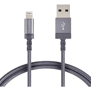 Amazonベーシック ライトニングケーブル USB 【iPhone対応 / Apple MFi認証】 ダークグレー 1…