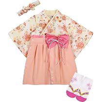 Becos 袴ロンパース 女の子 着物 ベビー 100日祝い お食い始め テマリ 70 和装フォーマル 通販 Becos 袴ロンパース 女の子 着物 ベビー 100日祝い お食い始め テマリ 70 和装フォーマル 通販
