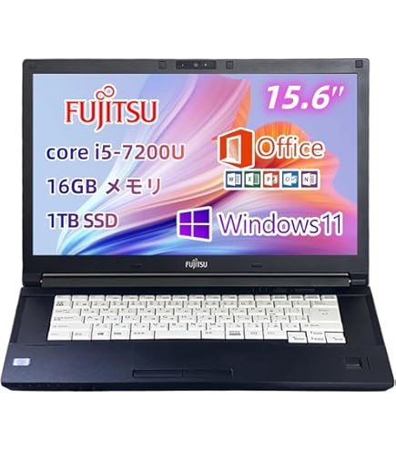 F02A【美品】15.6FHD/i5第7世代/8GB/SSD256GB/DVDR y-kojima_4562415384275