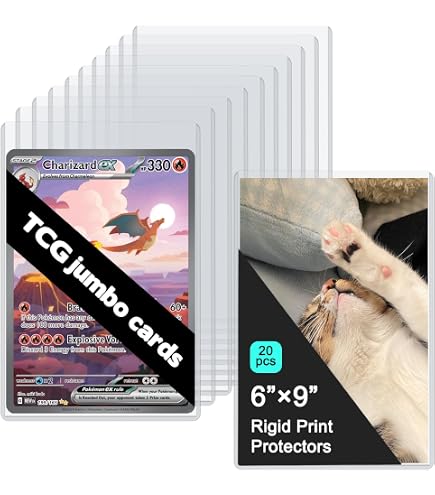 Amazon.co.jp: ジャンボカードスリーブ 5.4 x 7.4~100枚パック クリア