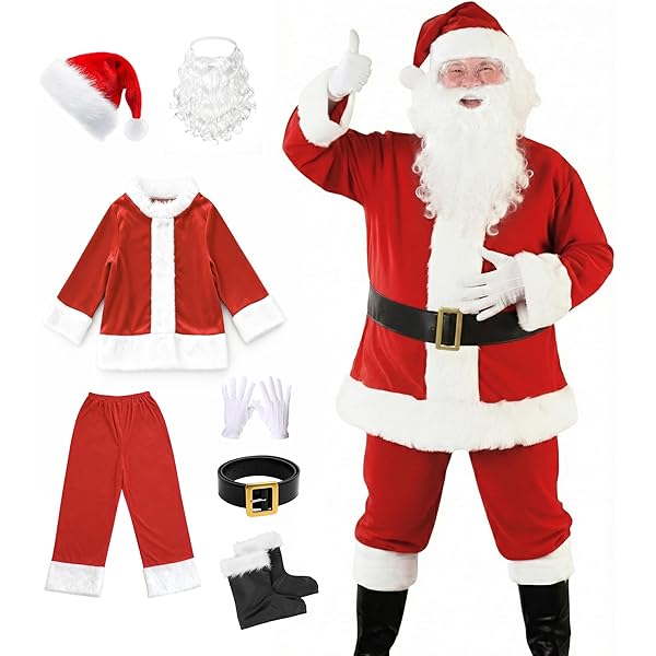 Sサイズ用クリスマスコスチュームセット Amazon.co.jp: [GOKEI] サンタクロース 衣装 6点セット サンタ