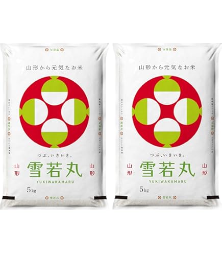 Amazon.co.jp: 令和7年産山形県産 雪若丸 精米 5kg×4 : 食品・飲料