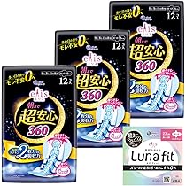 Amazon.co.jp: エリス 素肌のきもち ルナフィット 羽つき 27cm 51枚(17