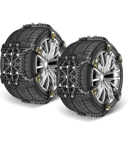 Amazon | スノー チェーン タイヤ チェーン 非金属 2枚 XF02 タント N