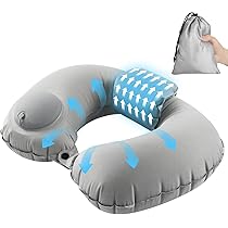 Amazon｜Kopeme ネックピロー ポンプ式 U型まくら ダブルバルブ