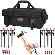 ペグハンマーセット 収納ケース付き Amazon.co.jp: YOGOTO ペグ収納マルチコンテナボックス 収納