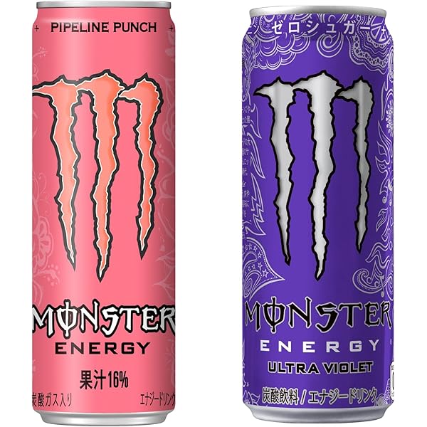 Amazon.co.jp: モンスター パイプラインパンチ 355ml x 8本