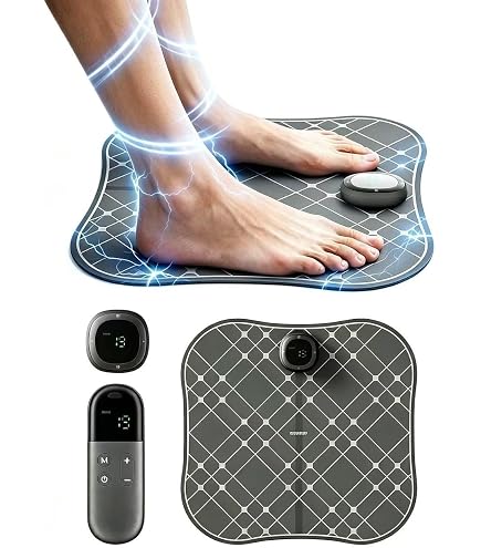 Amazon.co.jp: EMS 足 温熱 赤色光 フットマット フットトレーニング