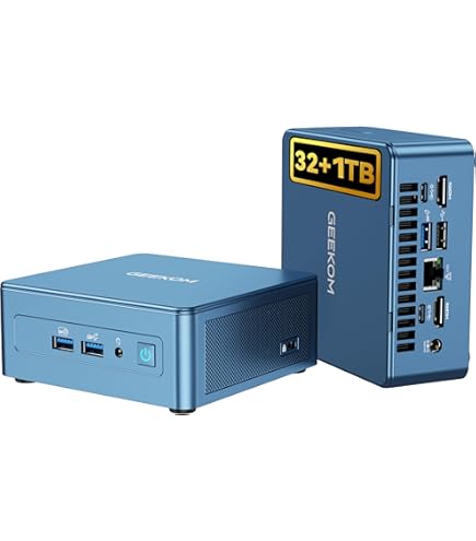AOOSTAR GEM12 Mini PC, AMD Ryzen 9 6900HX(8C/16T,up to 4.9GHz