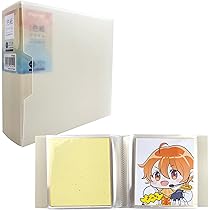 Amazon | ハピラ ミニ色紙ファイル 20ポケット 大容量 20枚収納 ケース