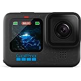 GoPro HERO12 Black - Waterproof Action Camera with 5.3K60 Ultra HD Video, 27MP Photos, HDR, 1/1.9" Image Sensor, Live Streami