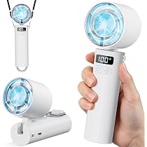 Amazon | Krinzitt ハンディファン 冷却プレート 扇風機 ハンディ