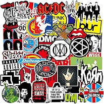 thumbnail image 2 of 100 Pcs Music Rock Band Stickers - Punk Heavy Metal Decal Lot - Graffiti Design 2 of 2