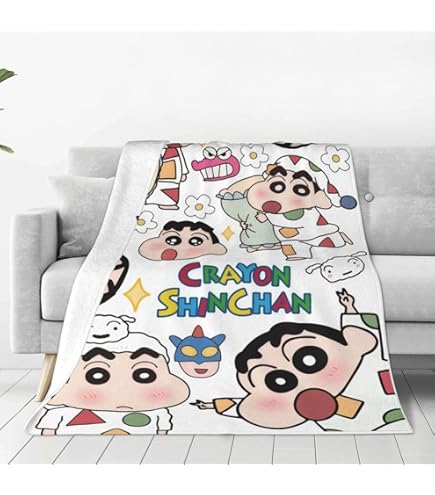 Amazon｜クレヨンしんちゃん 毛布 シングル 冬用 ブランケット 100