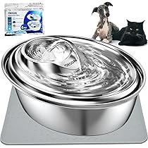 Amazon | ORSDA 猫自動給水器 ステンレス製 2L 清潔感 洗いやすい 猫