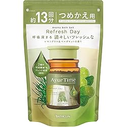 Amazon.co.jp: アーユルタイム リフレッシュデイ バスソルト レモン