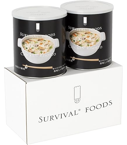 Amazon | サバイバルフーズ 洋風とり雑炊 408g入り1缶10食相当品 380g