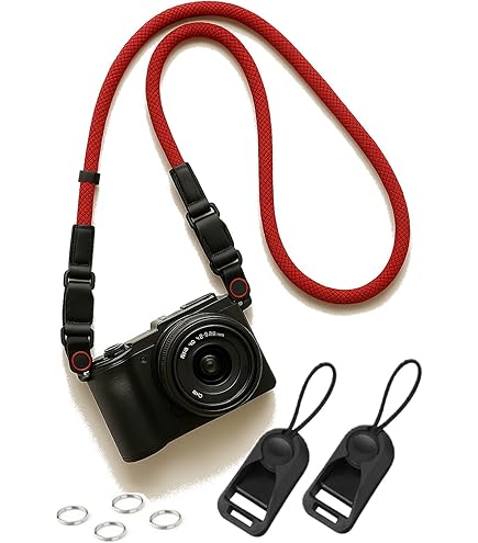 Amazon | RICOH ネックストラップ ST-2 ブラック 【 2点吊りネック