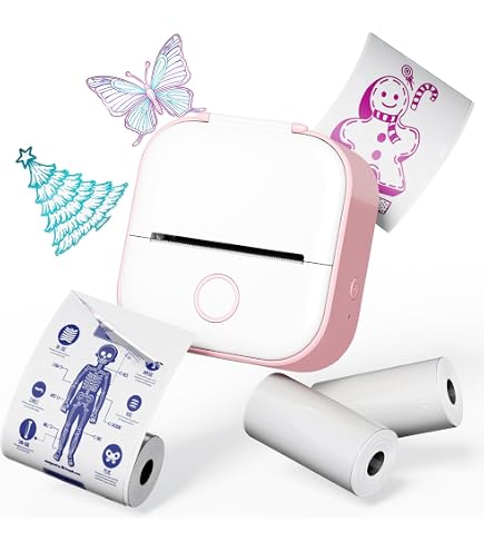 Amazon.co.jp: Memoqueen T02 ミニプリンタースマホ対応 サーマル