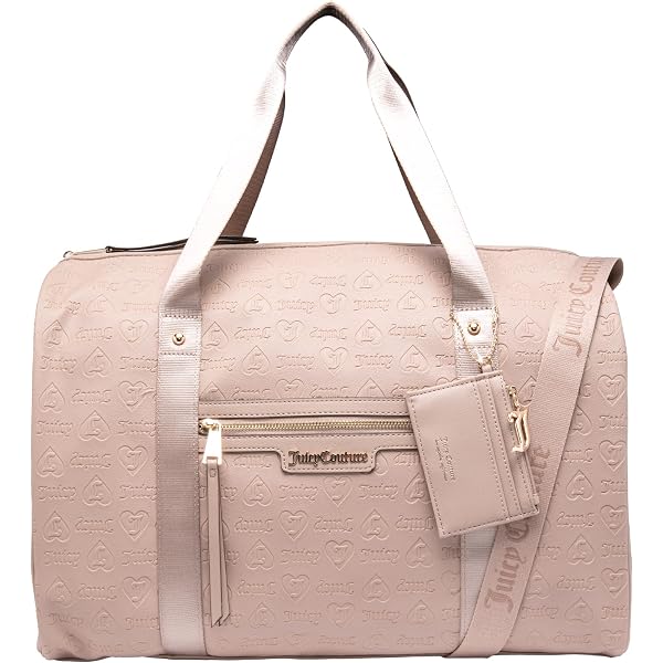 Juicy Couture Women's Classic Scottie Dogs Velour Satchel Handbag