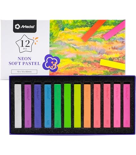 Amazon | [Lubiling]ソフトパステルセット12/18/24色 プロ用画材 子供