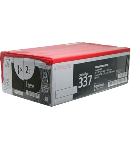 Canon 純正トナーカートリッジ337（2個セット） キヤノン 【純正】 A4モノクロレーザー複合機用 トナーカートリッジ337