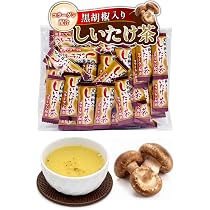 Amazon.co.jp: 矢島園 しいたけ茶 100杯分 コラーゲン配合 黒胡椒入り