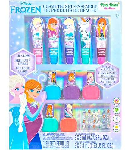 Amazon | 女の子 化粧玩具セット 子供 メイクセット アナと雪の女王 22