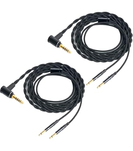 Amazon | NewFantasia 4.4mm バランスオスケーブル 6N OCC 銅 単結晶