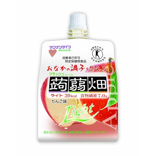 マンナンライフ クラッシュタイプの蒟蒻畑ライト りんご味