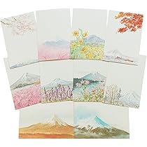 遊印 書画 絵はがき 「春夏秋冬」4本 71pE1ila2LL._AC_UL210_SR210,
