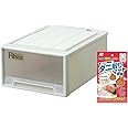 【セット買い】天馬 フィッツケース クローゼット 幅39×奥行53×高さ23cm カプチーノ + アール ダニ取りマット・エース 殺虫剤未使用 H-405