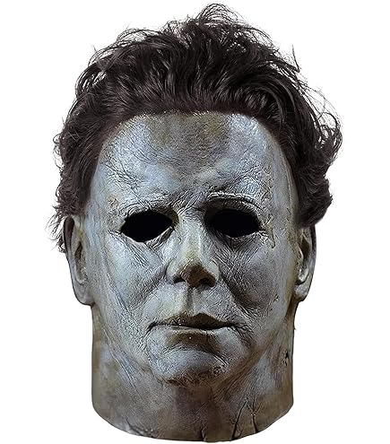 Deluxe Michael Myers Maske Halloween Latex Kopf Erwachsenes Kostüm Geschenk L6Y8