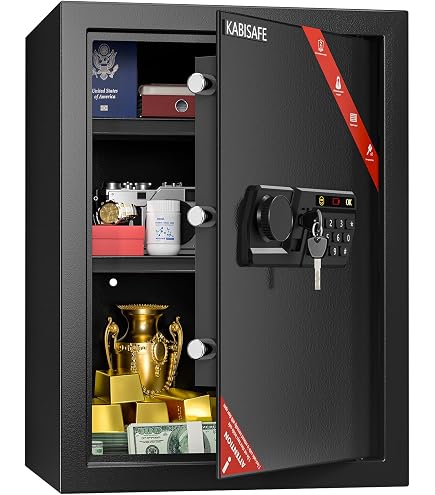 Amazon.co.jp: ベーシック 金庫 家庭用 業務用 電子式 テンキー式 34L