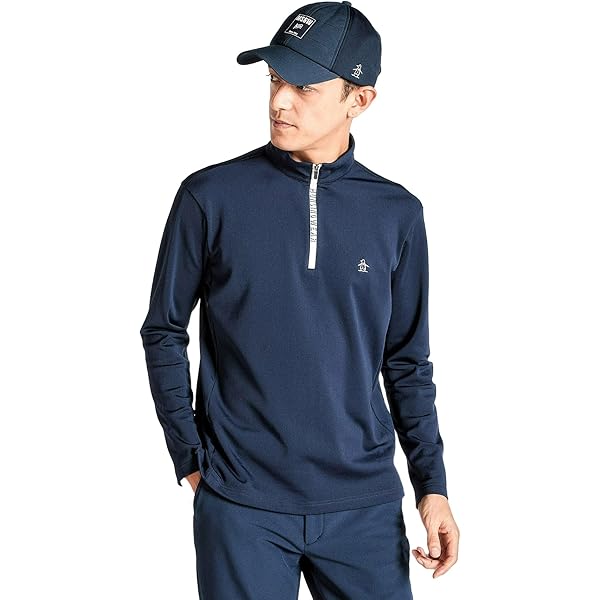 Amazon | [マンシングウェア] ハーフジップ長袖シャツ ストレッチ 防風