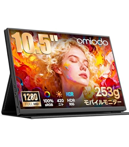 Amazon.co.jp: Laptomo モバイルモニター 10.5インチ 1920×1080 FHD