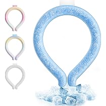 アイスネックリング クールネックリング 28℃ 首掛け 首 冷却 自然凍結 Amazon.co.jp: UQLiFE クールリング (Mサイズ ブルー) 28℃以下で