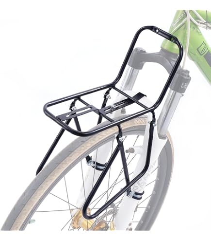 Porte-Bagages Avant Racktime Topit 2.0 Snapit 2.0 26-28 Aluminium Noir