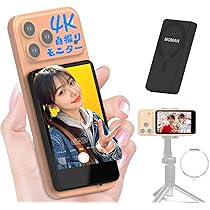 Square スマートフォン型デバイスとリモコン Amazon.co.jp: Moman スマホ用自撮りモニター iPhone 17 /Android対応