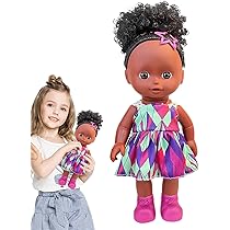 Amazon.co.jp: アフリカの女の子人形ブラック | リアルな女の