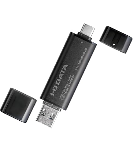 IODATA 250GBポータブルSSD USB3.2高速化