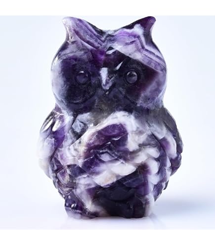 Amazon.co.jp: YATOJUZI フクロウ装飾 ラブラドライト ナチュラル 