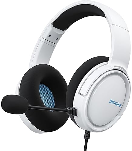 Amazon | BINNUNE ゲーミングヘッドセット Ps5 ヘッドセット 3.5mm有線