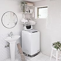 Amazon｜山善(YAMAZEN) 突っ張り ラック ランドリーラック 洗濯