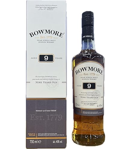 Amazon.co.jp: ボウモア 9年 40度 700ml [アイラ シングルモルト