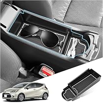Amazon.co.jp: SKTU 新型アクア MXPK1# 専用 コンソールボックス 収納
